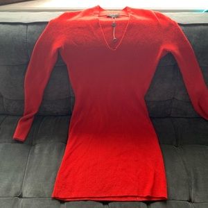 Gorgeous Rag And Bone Red sweater dress